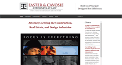 Desktop Screenshot of easterandcavosie.com